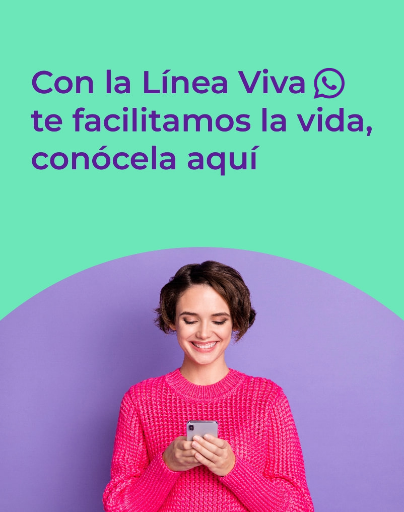Banner celular Línea Viva, te facilitamos la vida, conócela aquí