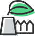 Icono para la separación de residuos aprovechables y peligrosos