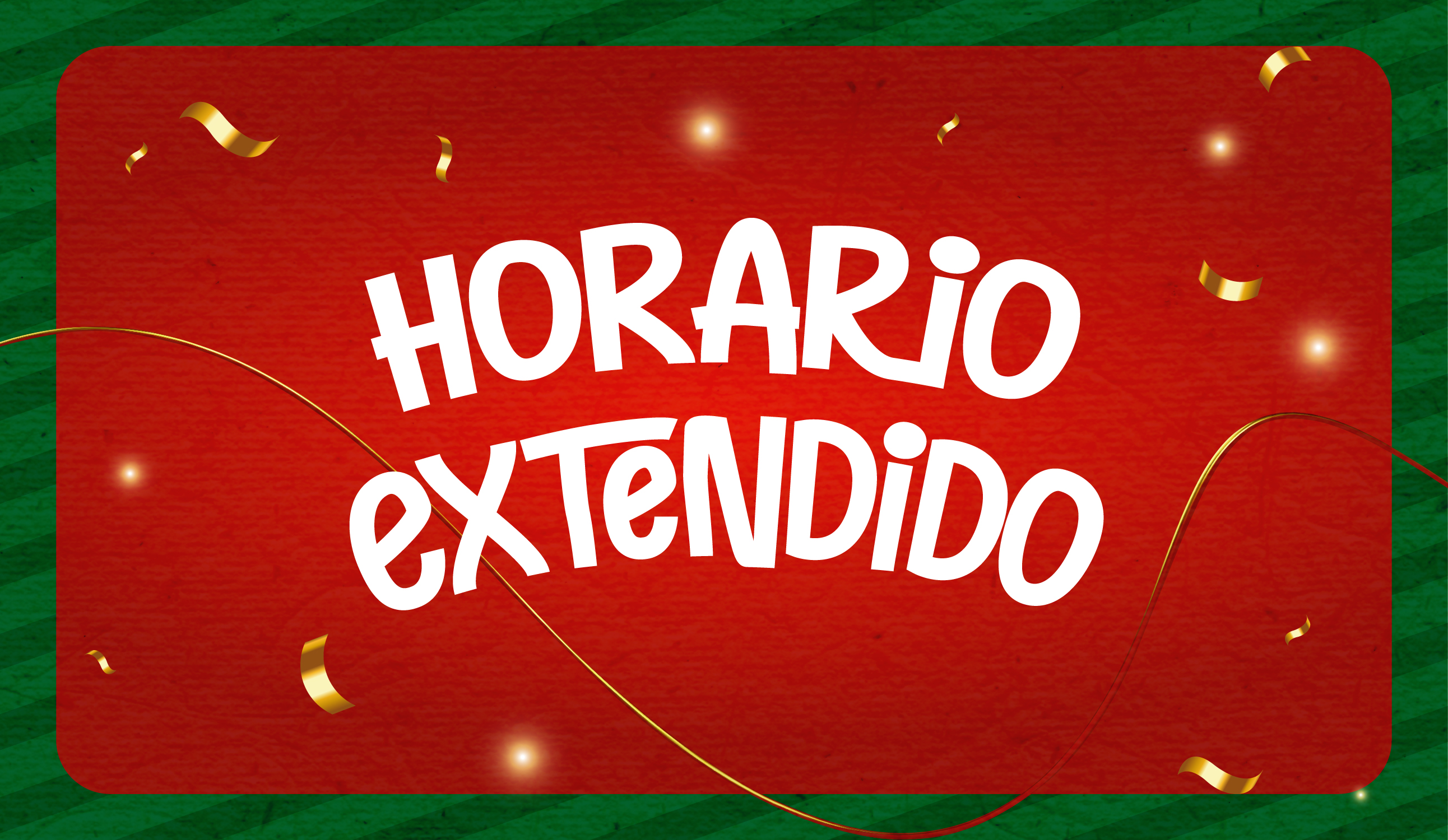 Horario Extendido Navideño